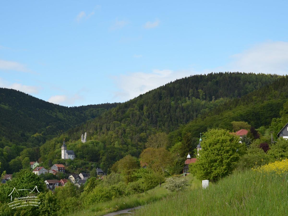 Die Triniushuette "Thueringens Schoenste Aussicht" Rauenstein Екстер'єр фото