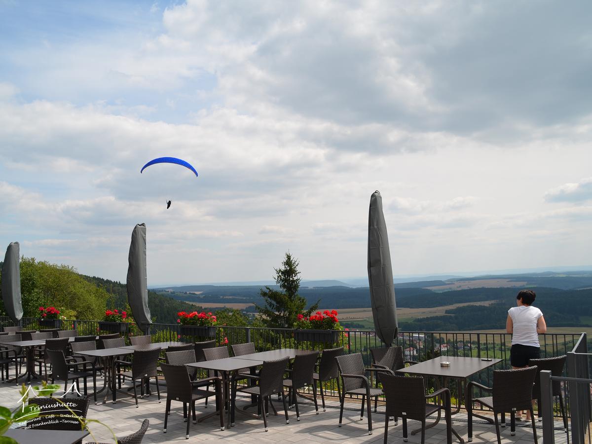 Die Triniushuette "Thueringens Schoenste Aussicht" Rauenstein Екстер'єр фото