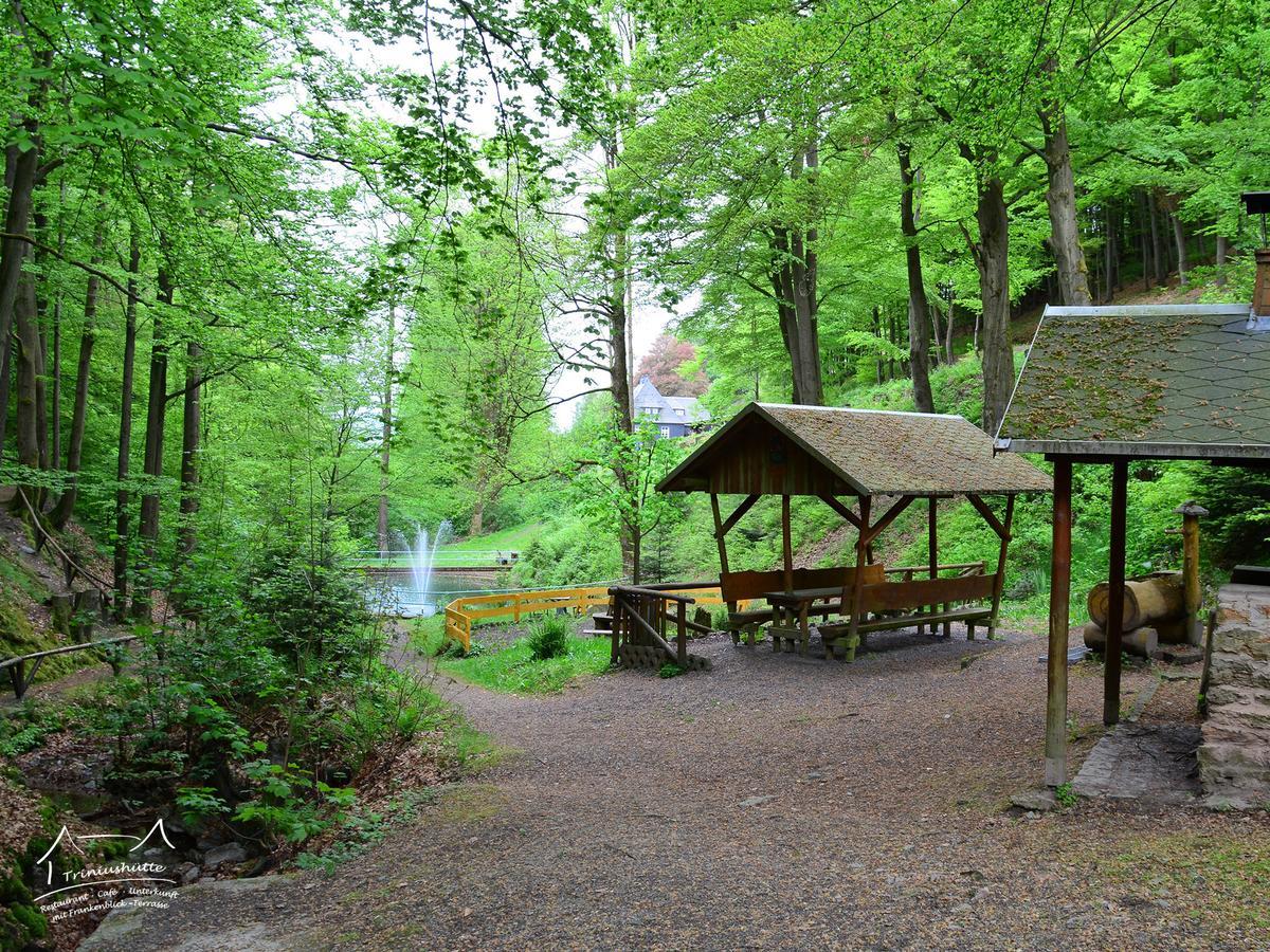 Die Triniushuette "Thueringens Schoenste Aussicht" Rauenstein Екстер'єр фото